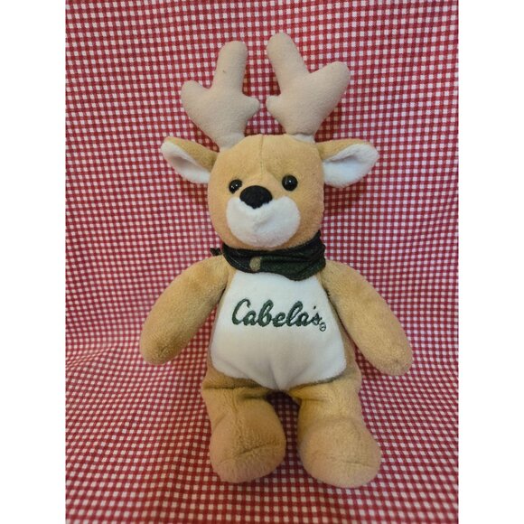 Cabelas Plush Reindeer Toy - Soft & Cuddly Deer Stuffed Animal - Polyester & Pla - Picture 1 of 4